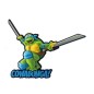 Tortues Ninja - Soft Touch aimant Leonardo