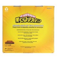 My Hero Academia - Plaque Sushi et baguettes ensemble en céramique UA