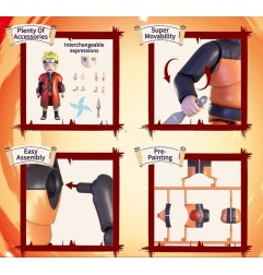 Naruto - Figurine Plastic Model Kit Naruto Uzumaki 12 cm