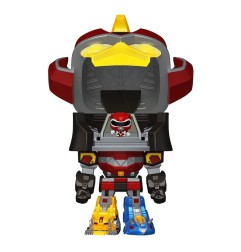 Mighty Morphin Power Rangers - Pack 4 figurines Bitty POP! Bots Megazord avec Red Ranger 2,5 cm