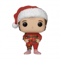 Super Noël - Figurine POP! Santa avec guirlandes 9 cm