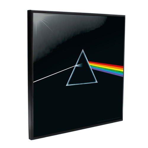 Pink Floyd - Décoration murale Crystal Clear Picture Dark Side of the Moon 32 x 32 cm
