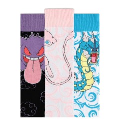 Pokémon - Pack 3 paires de chaussettes Crew 43-46