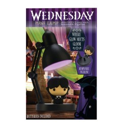 Wednesday - Lampe LED mini avec figurine 10 cm