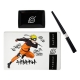 Naruto Shippuden - Plaque Sushi en céramique et baguettes Uzumaki