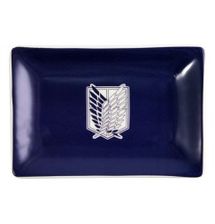 L'Attaque des Titans - Attack on Titan Plaque Sushi et baguettes ensemble en céramique