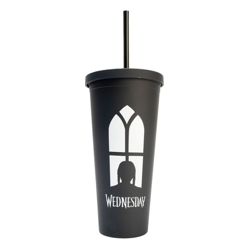 Wednesday - Gobelet Tumbler avec pailles 485 ml
