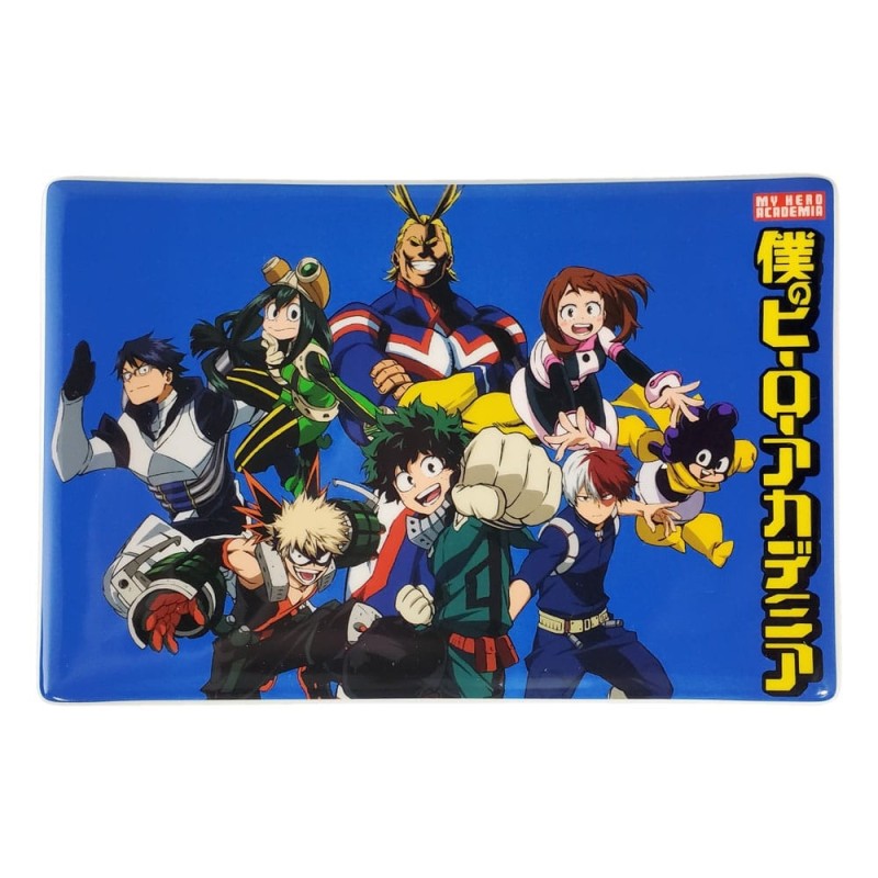 My Hero Academia - Plaque Sushi et baguettes ensemble en céramique Classe 1-A My Hero Academia - Plaque Sushi et baguettes ensemble en céramique Classe 1-A