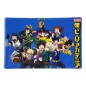 My Hero Academia - Plaque Sushi et baguettes ensemble en céramique Classe 1-A My Hero Academia - Plaque Sushi et baguettes ensemble en céramique Classe 1-A