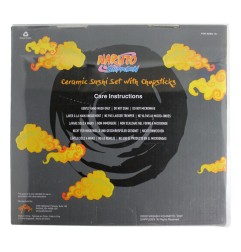Naruto Shippuden - Plaque Sushi en céramique et baguettes Naruto Shippuden