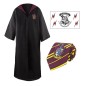 Harry Potter - Set robe, cravate & tatouage Gryffindor (XS)