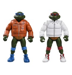 Tortues Ninja - (Cartoon) figurine Punk Leo and Punk Raph 2 Pack 18 cm