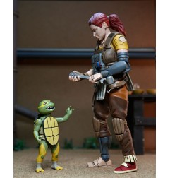 Tortues Ninja - (The Last Ronin The Lost Years) figurine Synja Grammy April with Baby Yi & Moja 18 cm
