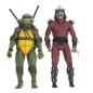 Tortues Ninja - (1990 Movie) figurine Roof Top Battle Shredder vs Leo 18 cm
