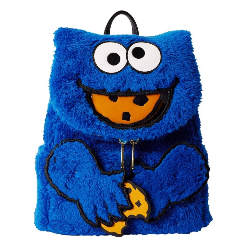1, Rue Sésame - Street by Loungefly Plush Mini sac à dos Cookie Monster
