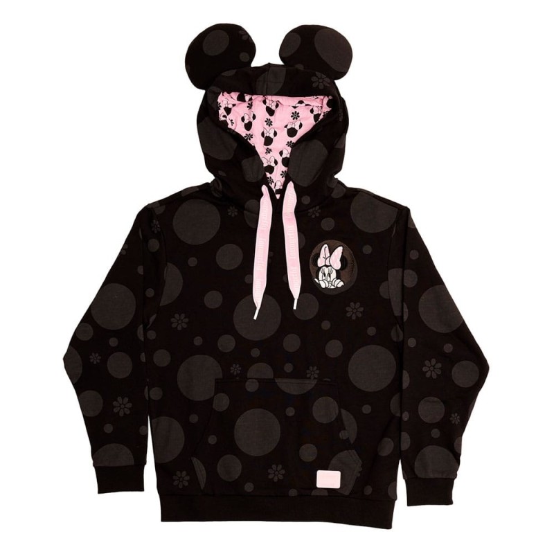 Disney - By Loungefly sweater ÃÂ  capuche Unisexe Minnie Rocks the Dots Florals 