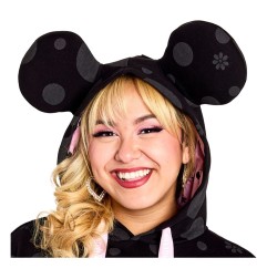 Disney - Sweat à capuche Unisexe Minnie Rocks the Dots Florals  By Loungefly