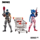 Fortnite - Figurines Shopping Cart Pack War Paint & Fireworks Team Leader 18 cm