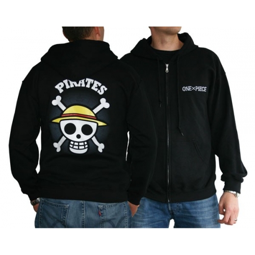 ONE PIECE - Sweat - Skull with map homme black