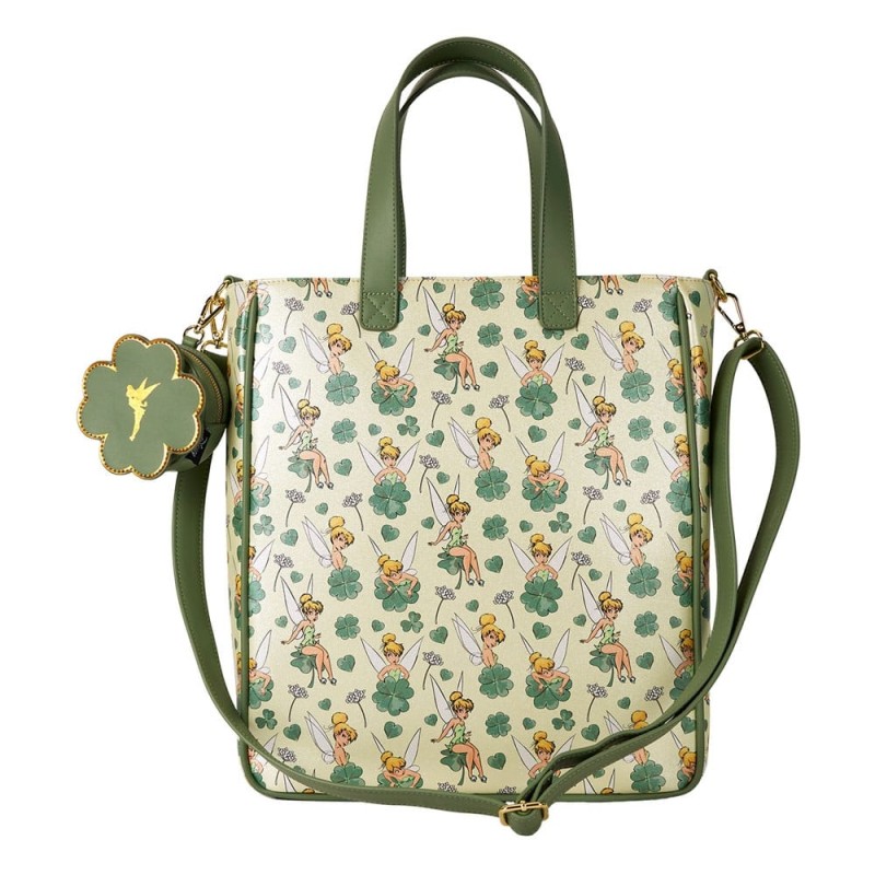 Disney - By Loungefly sac shopping avec porte-monnaie Tinker Bell 4-Leaf Clover