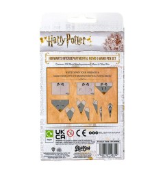 Harry Potter - Bloc-notes avec stylo baguette magique Hogwarts
