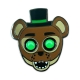 Five Nights at Freddy's - Pin's Popgoes The Weasel Glow in the Drak Spinning 5 cm