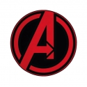 Marvel - Tapis Logo Avengers 80 cm