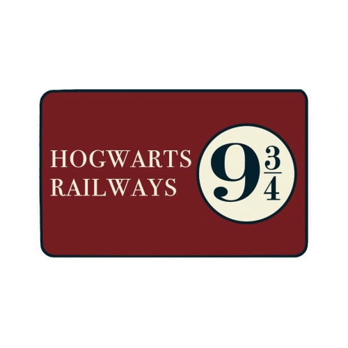 Harry Potter - Tapis Hogwarts Railways 9 3/4 80 x 50 cm - Figurine-Discount