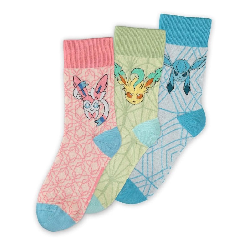 Pokémon - Pack 3 chaussettes Évoli Evolution 3.0 35-38