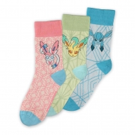 Pokémon - Pack 3 paires de chaussettes Évoli Evolution 3.0 39-42 Pokémon - Pack 3 paires de chaussettes Évoli Evolution 3.0 39-42