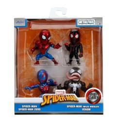 Marvel Comics - Pack 4 figurines Diecast Nano Metalfigs 4 cm