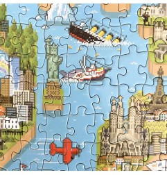 8-Bit Pixel - Puzzle World 1000 Pièces Level 3