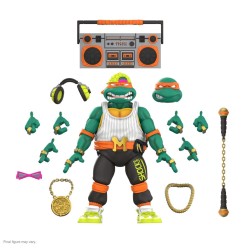 Tortues Ninja - Teenage Mutant Ninja Turtles figurine Ultimates Rappin' Mike 18 cm