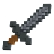 Minecraft - Réplique Roleplay Épée en pierre 43 cm