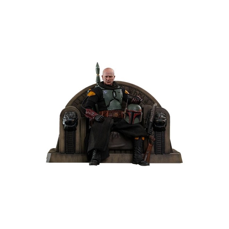 Star Wars - : The Mandalorian figurine 1/6 Boba Fett Repaint Armor and Throne Special Edition 30 cm