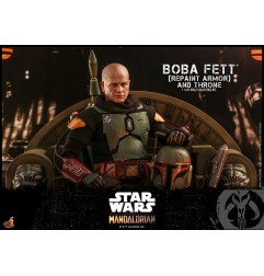 Star Wars - : The Mandalorian figurine 1/6 Boba Fett Repaint Armor and Throne Special Edition 30 cm