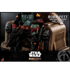 Star Wars - : The Mandalorian figurine 1/6 Boba Fett Repaint Armor and Throne Special Edition 30 cm