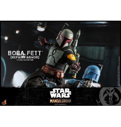 Star Wars : The Mandalorian - Figurine 1/6 Boba Fett Repaint Armor Special Edition 30 cm