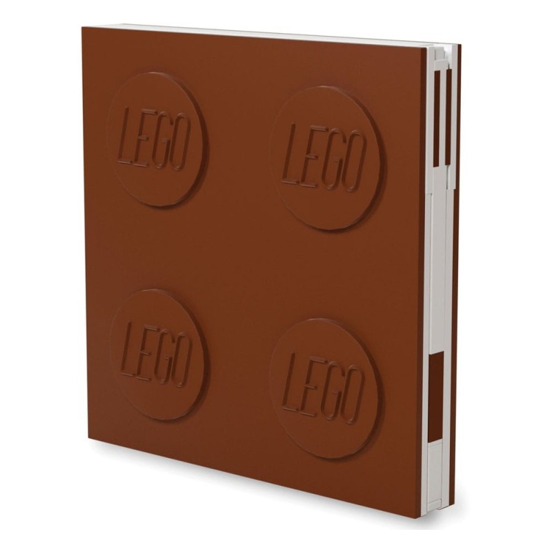 LEGO - Cahier avec stylo Marron