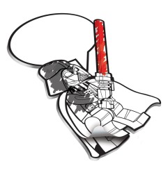 LEGO Star Wars - Set Post-it Darth Vader avec stylo