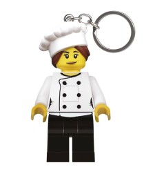LEGO - Minifigures porte-clés lumineux Gourmet Chef 8 cm