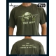 STAR WARS - Tshirt Yoda homme MC kaki - basic