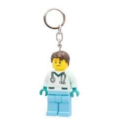 LEGO - Minifigures porte-clés lumineux Docteur 8 cm