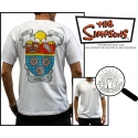 SIMPSONS - Tshirt Beer TV Donuts homme MC white - basic