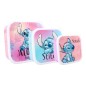 Lilo & Stitch - Pack 3 boîtes à goûter Stitch Fresh Bites