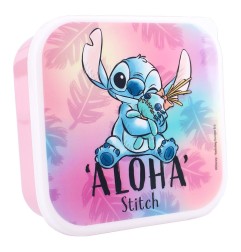 Lilo & Stitch - Pack 3 boîtes à goûter Stitch Fresh Bites