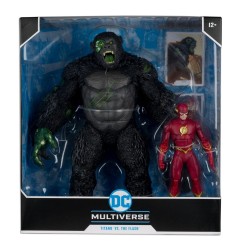 DC Comics - DC Multiverse pack 2 figurines Flash vs. Titano 18 cm