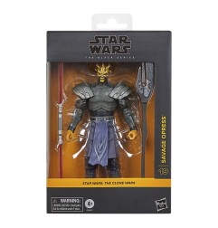 Star Wars : The Clone Wars Black Series - Figurine Savage Opress 15 cm