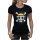 ONE PIECE - Tshirt Skull with map femme MC black - basic