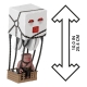 Minecraft, le film - Figurine Blast Attack Ghast 25 cm